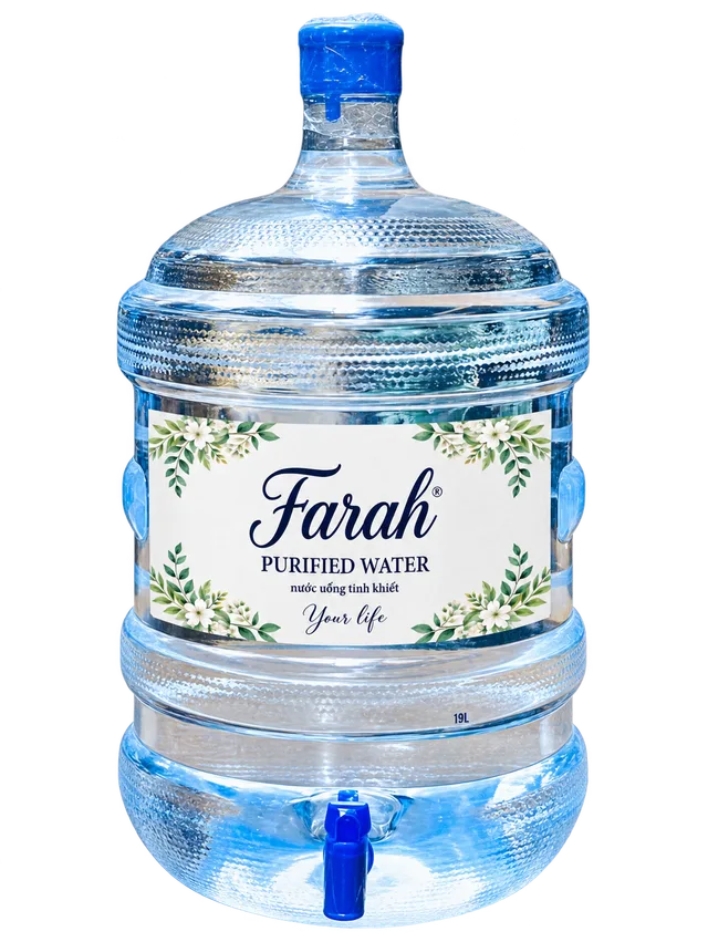 Nước tinh khiết Farah bình 19L